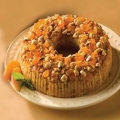 Amaretto Peach Hazelnut & Nut Cake
